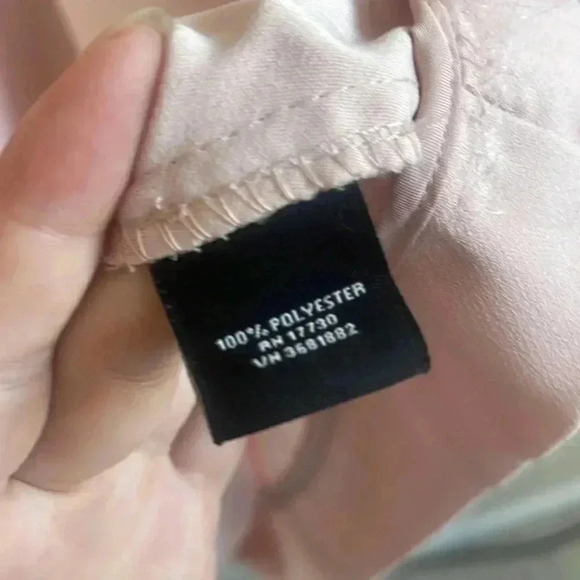 Victoria Beckham x Target Blush Pink Rabbit Collared Long Sleeve Dress - Picture 8 of 8